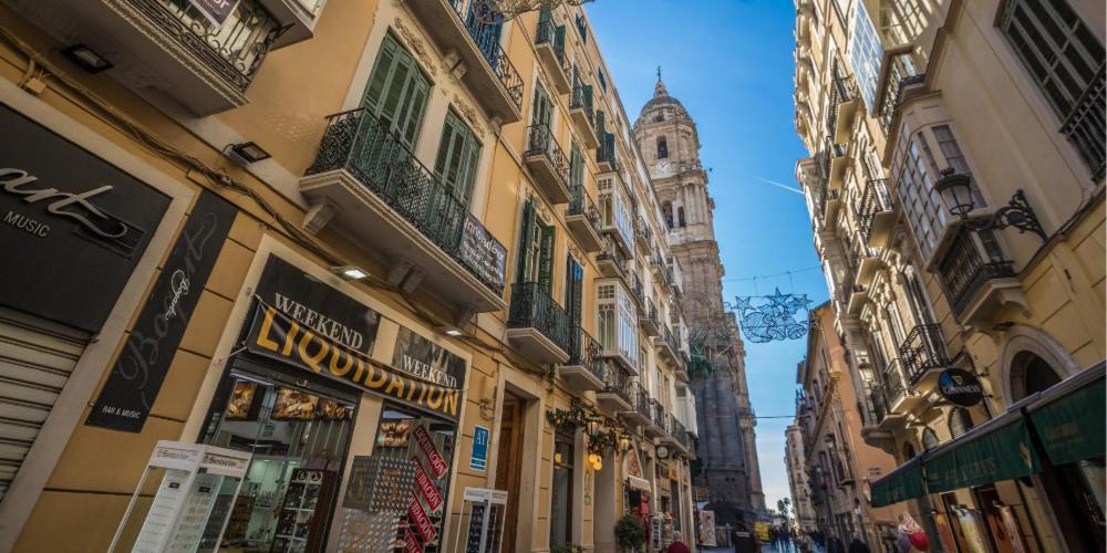 Chic Casa Cathedral At Calle Fresca 2-Bedroom Apartment In Malaga City Center Luaran gambar
